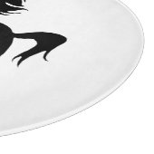 Black Unicorn Silhouette Cutting Board Snijplank (Hoek)