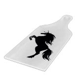 Black Unicorn Silhouette Cutting Board Snijplank (Hoek)