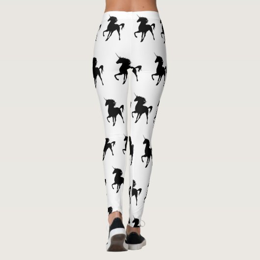 Black Unicorn Silhouette Legging (Achterkant)