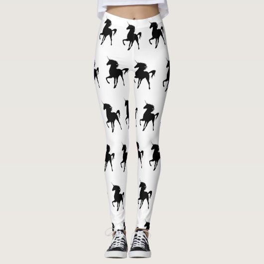 Black Unicorn Silhouette Legging (Voorkant)