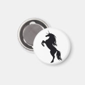 Black Unicorn Silhouette Magnet (Voorkant / Achterkant)