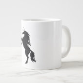 Black Unicorn Silhouette Mok (Voorkant rechts)