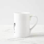 Black Unicorn Silhouette Mok (Rechts)