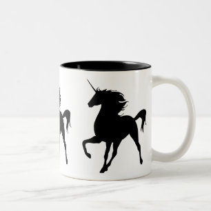 Black Unicorn Silhouette Mok