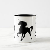 Black Unicorn Silhouette Mok (Center)