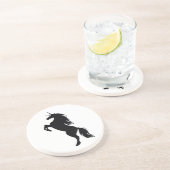 Black Unicorn Silhouette Onderzetter (Zijkant)