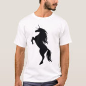 Black Unicorn Silhouette Shirt (Voorkant)
