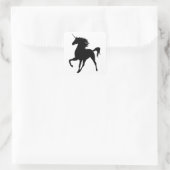Black Unicorn Silhouette Stickers (Tas)