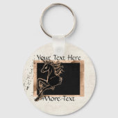 Black Unicorn Sleutelhanger (Voorkant)