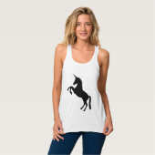 Black Unicorn Tanktop (Volledige Voorkant)