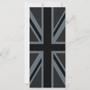 Black Union Jack British Flag Design past het aan