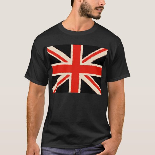 Black Union Jack T-shirt (Voorkant)