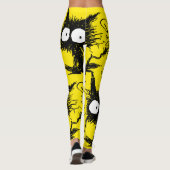 Black Unkempt Kitten Gabi Gellow Leggings (Achterkant)