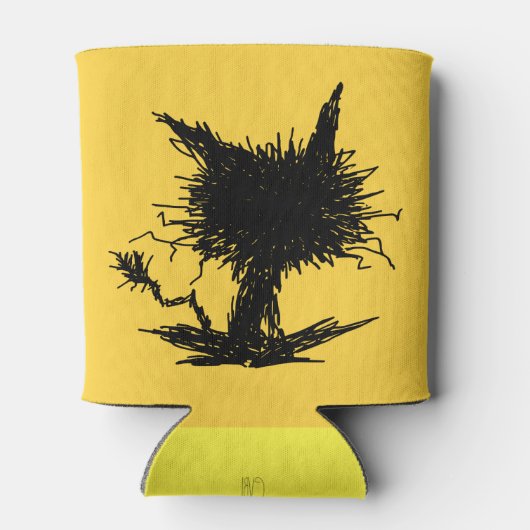 Black Unkempt Kitten GabiGabi Blikjeskoeler (Achterkant)