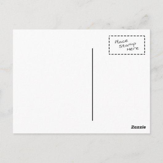 Black Unkempt Kitten GabiGabi Briefkaart (Achterkant)