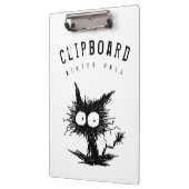 Black Unkempt Kitten GabiGabi Klembord (Links)