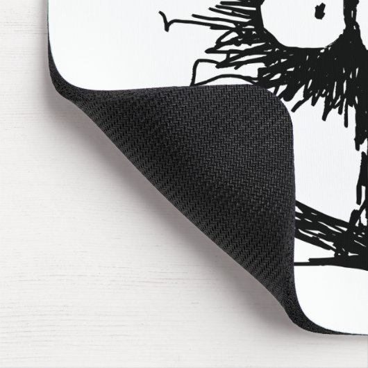 Black Unkempt Kitten GabiGabi Muismat (Hoek)