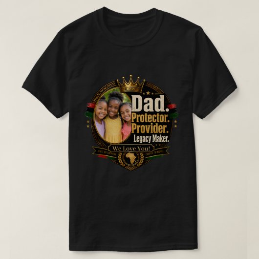 Black Vader Legacy Design (aanpasbaar) T-shirt (Design voorkant)
