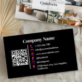 Black Vakantiehuis Guest House QR-code Visitekaartje