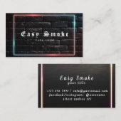 Black Vape Shop-Visitekaartje Visitekaartje (Voorkant / Achterkant)
