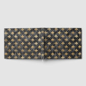 Black Velvet Fleur De Lis Mardi Gras Orleans Gastenboek (Volledig)