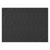 Black Velvet Fleur de Lis Tafelkleed (Voorkant (Horizontaal))