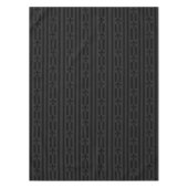 Black Velvet Fleur de Lis Tafelkleed (Voorkant)