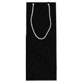 Black Velvet Fleur de Lis Wijn Cadeautas (Achterkant)