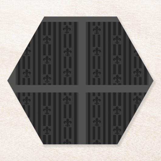 Black Velvet Kartonnen Onderzetters (Voorkant)