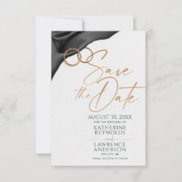 Black Velvet Save the Date Kaart