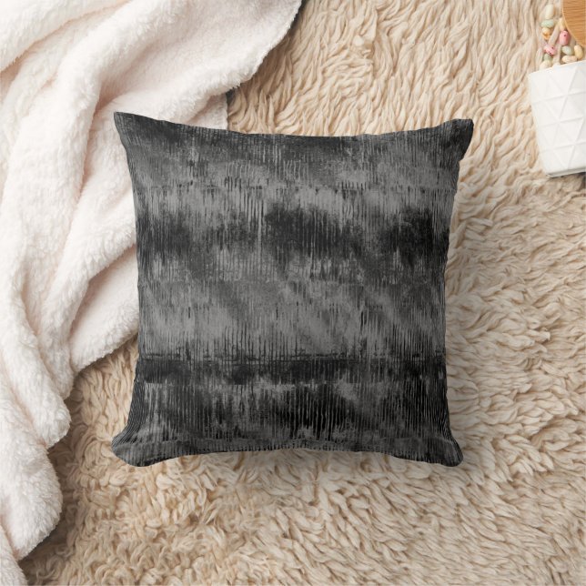 Black Velvet Tie-Dye Cushion Kussen (Deken)