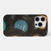 Black Vinyl Classic Records iPhone Hoesje (Achterkant horizontaal)