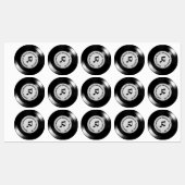 Black Vinyl LP Albums Bedankt Labels (Vel)