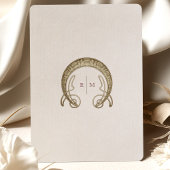 Black Violet Calla Lily Wedding Art Nouveau Mucha Kaart