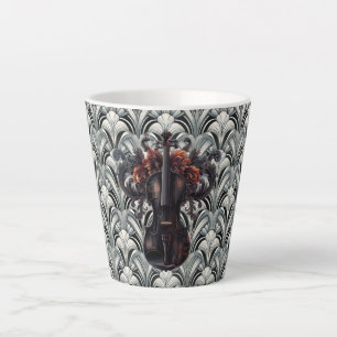 Black Violin in Art Deco GMajor Keramische Latte M Mok