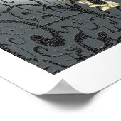 Black Vogue in Gold Poster (Hoek)