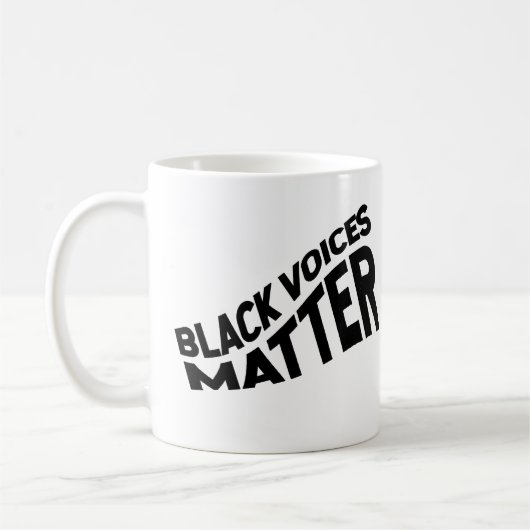 Black Voices Matter Koffiemok (Links)