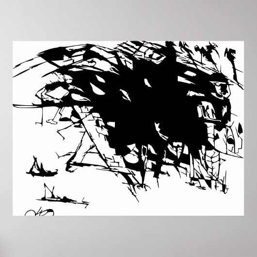 BLACK VOID POSTER (Voorkant)