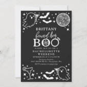 Black vond haar Boo Halloween vrijgezellenweekend Kaart (Voorkant)