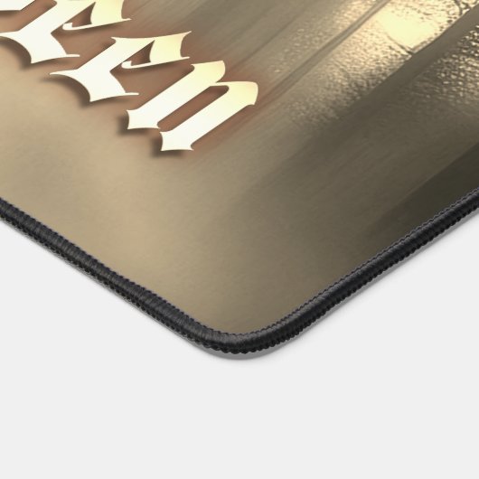 Black Vrouw Ghost in Hellscape - Halloween Bureaumat (Hoek)