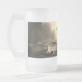 Black Vrouw Ghost in Hellscape - Halloween Matglas Bierpul (Links)