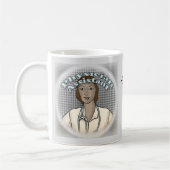 Black Vrouw Physician Assistant Koffiemok (Links)