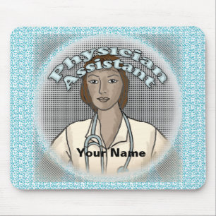 Black Vrouw Physician Assistant Muismat
