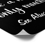 Black Vrouw Scientist Grappige Definitiewetenschap Poster (Hoek)