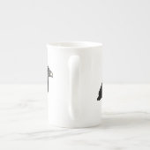 Black Vulture Bone China Mok (Achterkant)
