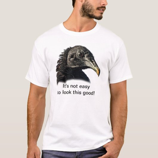 Black Vulture Buzzard  T-shirt (Voorkant)