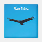 Black Vulture Magneet (Voorkant)