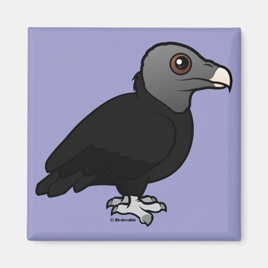 Black Vulture Magneet (Voorkant)
