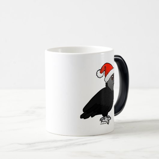 Black Vulture Santa Magische Mok (Voorkant rechts)