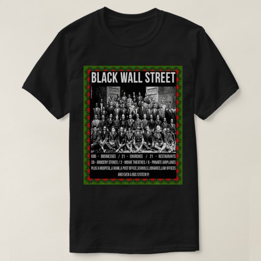 Black Wall Street T Shirt Z Sweatshirt (Design voorkant)
